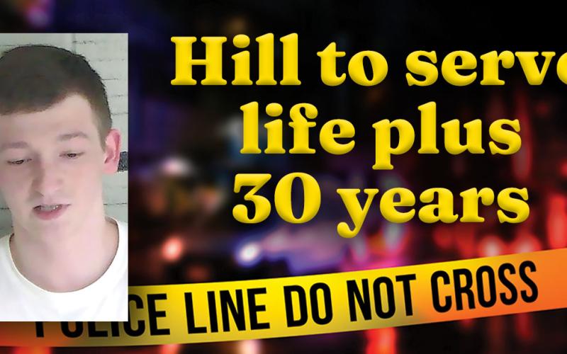 Hunter Nicholas Hill in a February, 2022, booking photo.