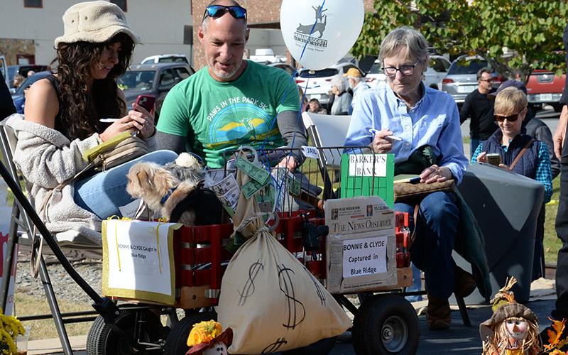 Judges had a hard time picking winners in the Paws in the Park costume contest.