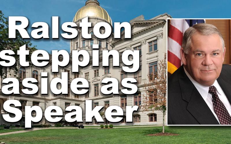 David Ralston will step aside as House Speaker.
