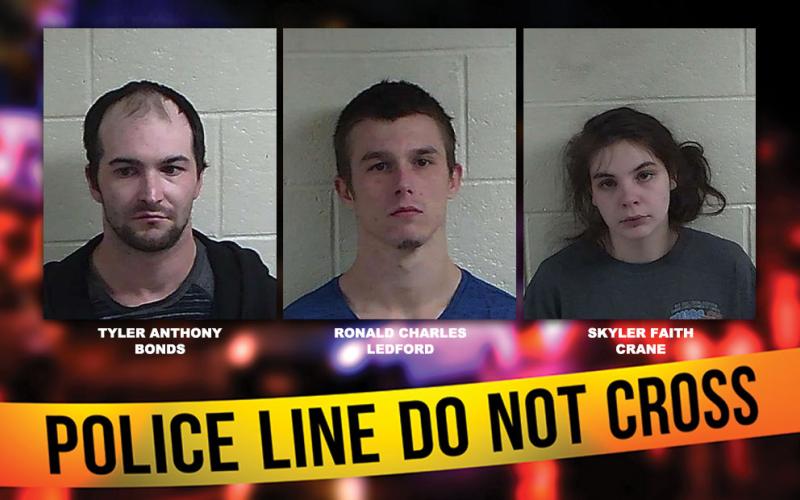 Bond was denied for three suspects charged with burglarizing Kingtown Baptist Church in McCaysville and a variety of other crimes.