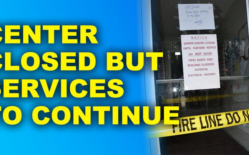 The Fannin County Senior Center on West First Street in Blue Ridge had to be closed after suffering extensive damage caused by burst water pipes. The problem was discovered by Blue Ridge City Councilman Jack Taylor Christmas Eve when he drove by the center and saw water running out of the building. Despite the closure, services anchored at the center will continue until repairs are made.