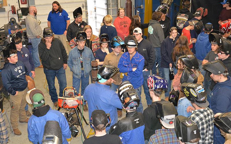 When Western Welding Academy visited Fannin County High School (FCHS) last week, welding instructor Terry Flowers invited schools from other counties to attend. FCHS was the only Georgia school visited by the academy.
