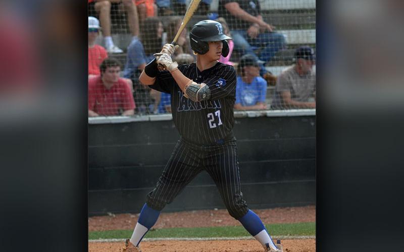 Rebel Gaige Foster steps up to bat in the region win over Gordon Central Tuesday, April 4. | Photo Courtesy of Teresa Martin