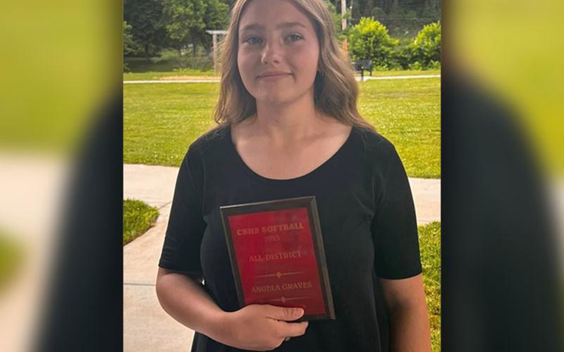 Lady Cougar Angie Graves was named All District.