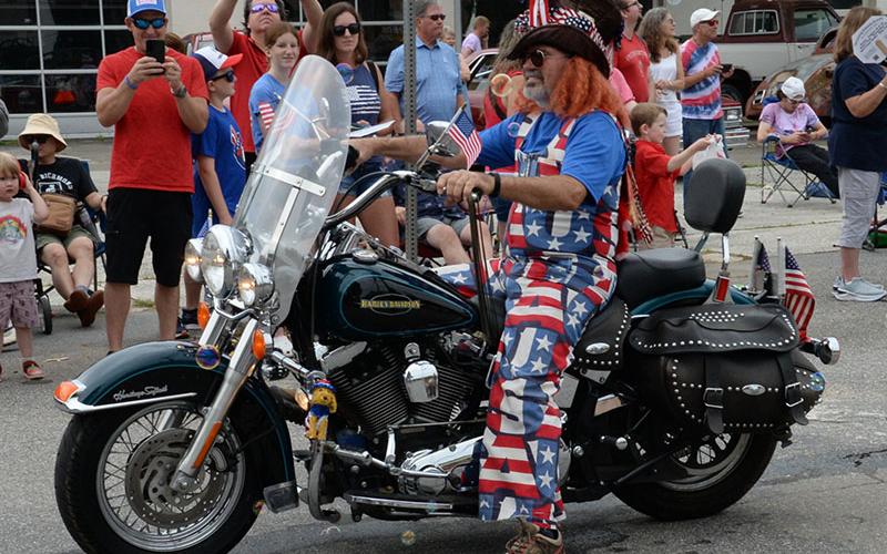 Patriotism was everywhere in Blue Ridge.
