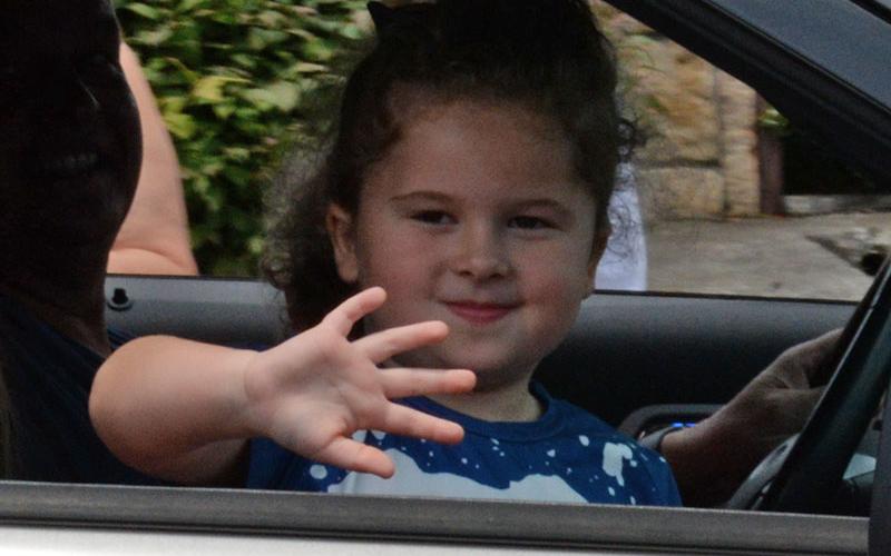 This young lady waved and smiled as she rode in the Independence Day parade in McCaysville.