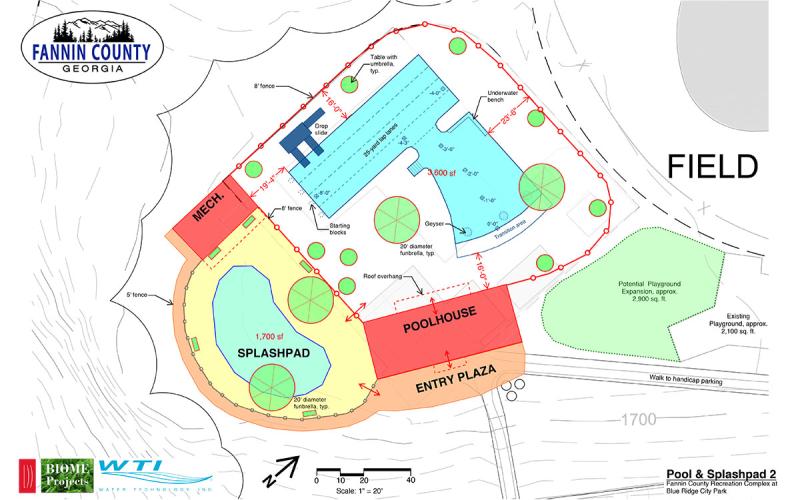 The pool and accompanying facilities will be paid for with a combination of Tourism Product Development money generated through the county’s Hotel/Motel Tax and recreation funds designated through the Special Purpose Local Option Sales Tax.