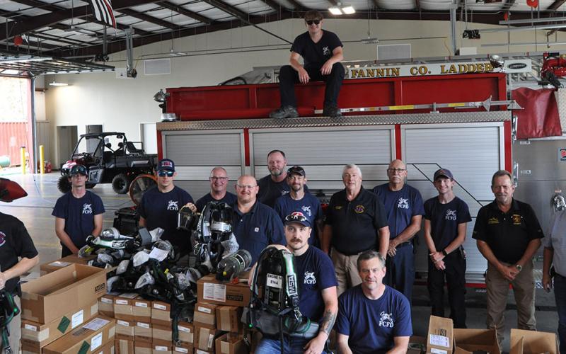 The Fannin County Fire Department has received the new updated air packs and accompanying equipment that are part of $1.7 million approved by the county Board of Commissioners. Funding comes through a USDA grant that does not require any matching funds and American Rescue Plan Act monies.