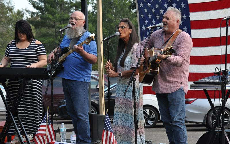 The band present for the Fall Festival call themselves FirstDay and sung bluegrass and gospel tunes in between each group of speakers.