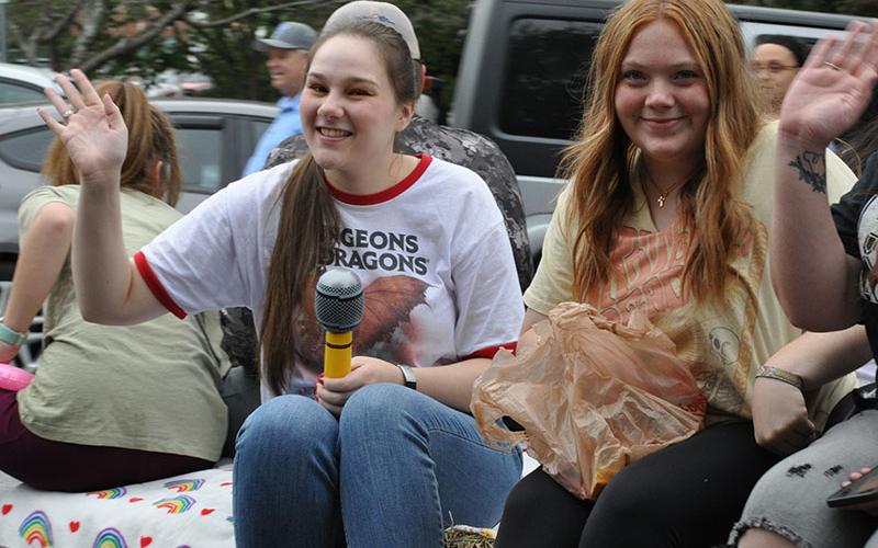 Students from across Fannin County showed up on Thursday, October 5 to support Fannin County High School for their Homecoming celebrations.