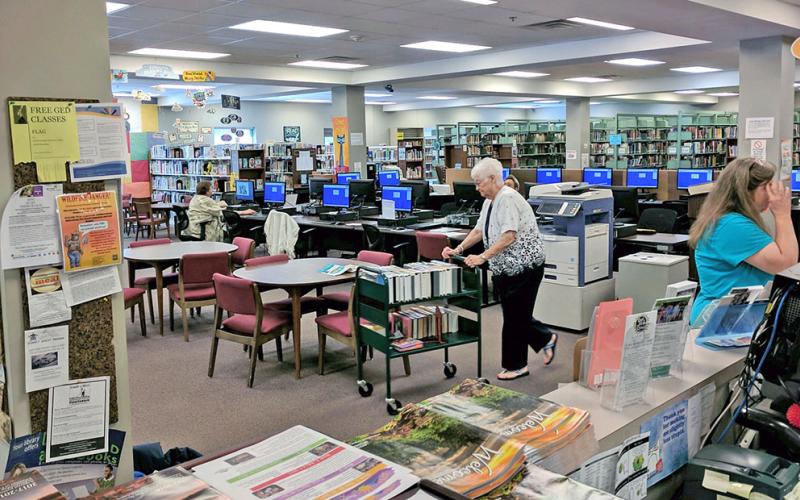 The Fannin County Public Library, as pictured in 2019.