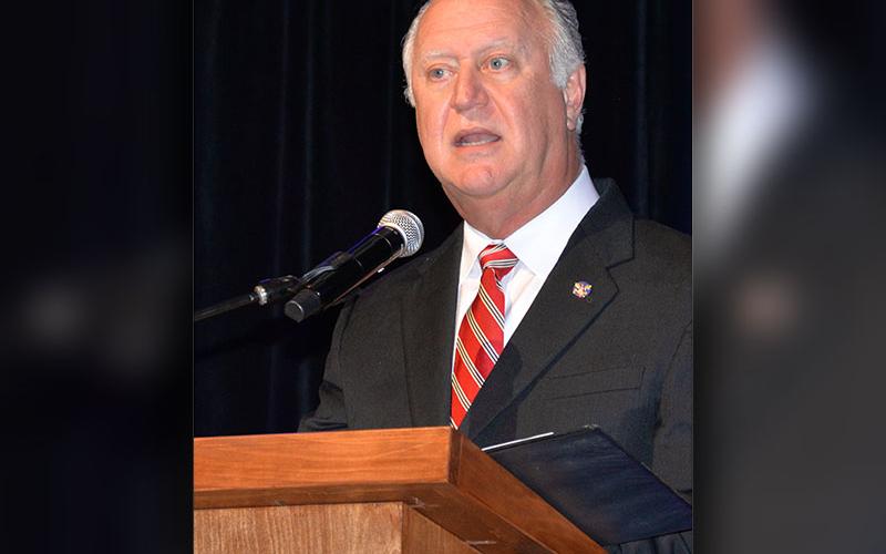 Terry Bramlett looked to the school system’s successes.