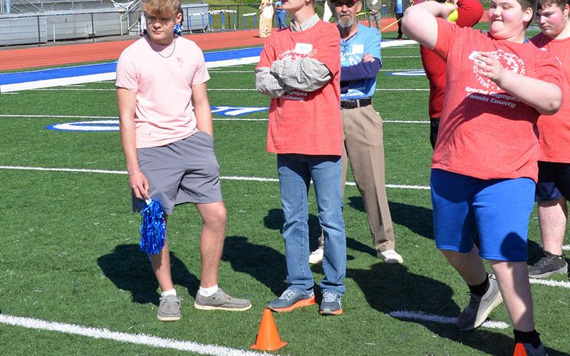 Aiden from Fannin County Middle School shows off his winning form.
