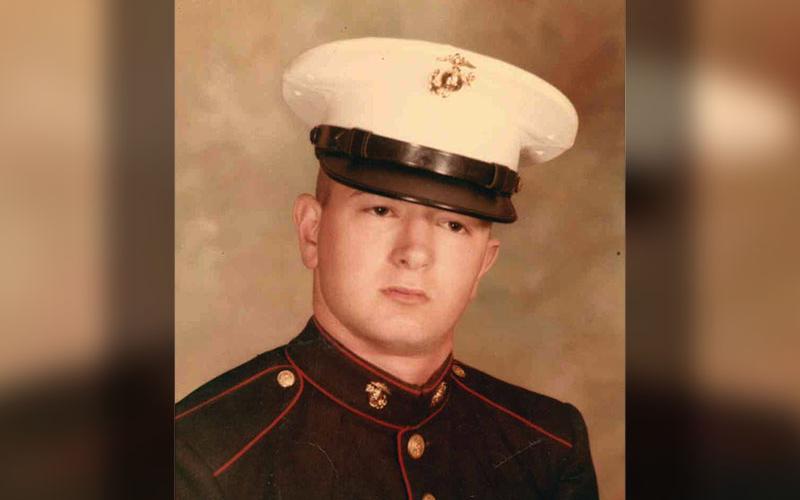First Sergeant Thom Potito, who would become a 21 year veteran of the United States Marine Corps, is pictured in one of his early official photos.