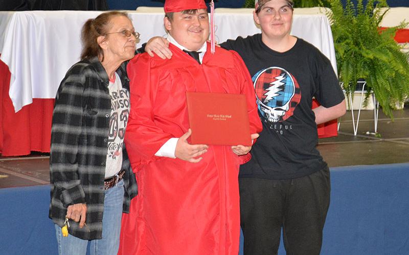 Pictures with family and friends are common at the conclusion of all graduation ceremonies and Friday night at Copper Basin High School was no exception.