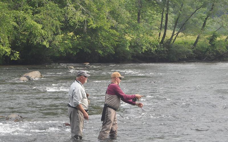 Whether a first timer or a veteran, fly fishing on the Toccoa River was a highlight for those attending TVA’s annual Ocoee event.