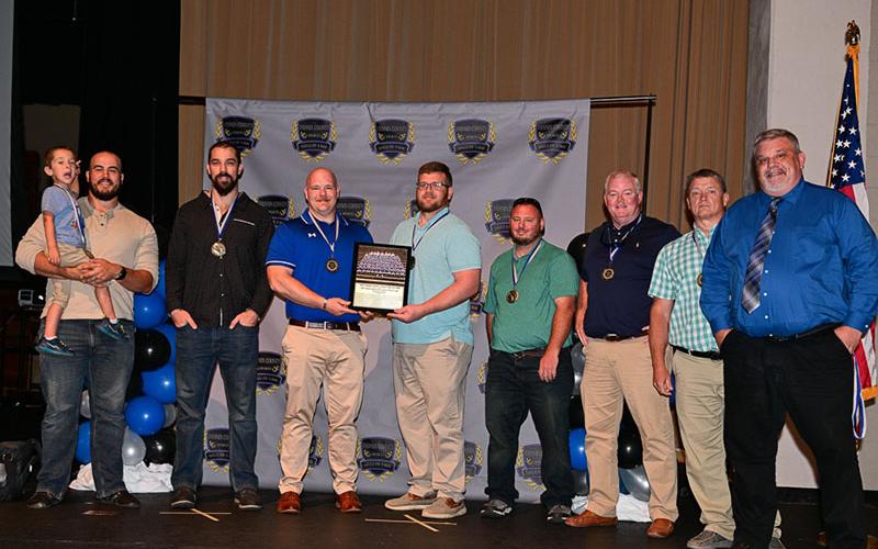The 2007 Fannin County High School football team was represented at the Fannin County Sports Hall of Fame (FCSHOF) induction by, among others, Coach Clark Drennan and players Logan Daves, Geoffrey Daves, Bryant Meeks, Josh Postell and Cody Raper.