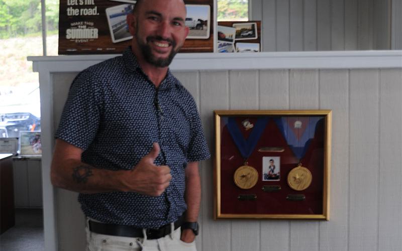 Joseph Parker is an American athlete who, at the age of 17, won two Gold medals and broke 2 World records in the Men’s 800m and 5000m events in the 1996 Summer Paralympics held in Atlanta.