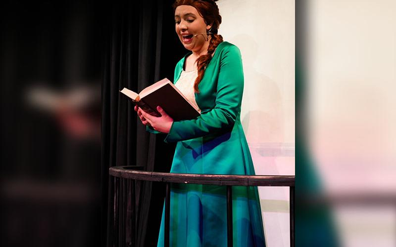 Abigail Ridings is shown as Fiona in Shrek Jr. The Musical that was performed at the Blue Ridge Community Theater.