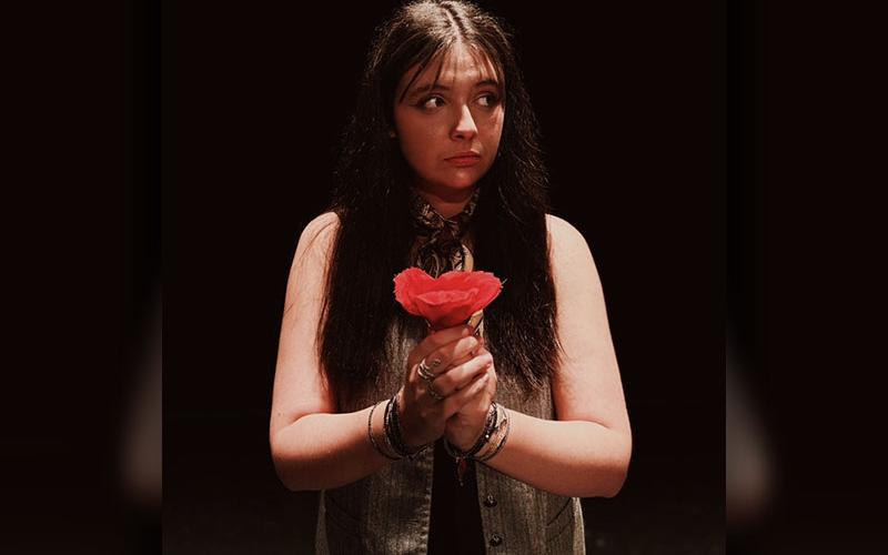Abigail Ridings is Eurydices in Fannin County High School’s production of Hadestown: Teen Edition.