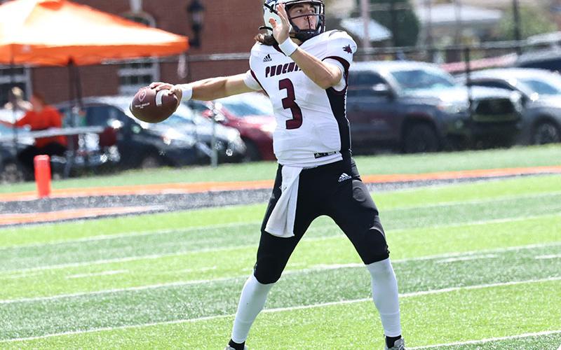 Luke Holloway shows the form that helped earn him NAIA Player of the Week honors.