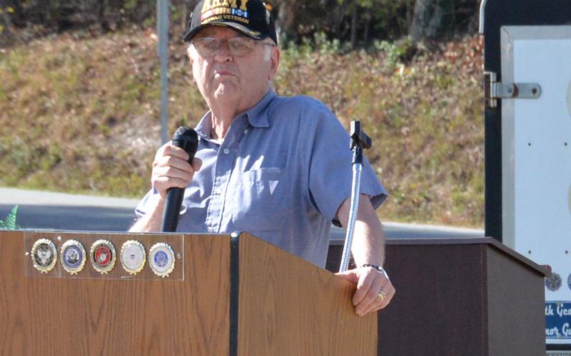 Aubrey Fowler spoke of his experiences in Vietnam.