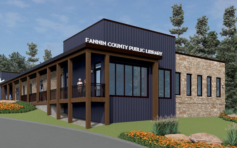 Also in the budget was $3,990,000 to aid in the completion of the new Fannin County Public Library.