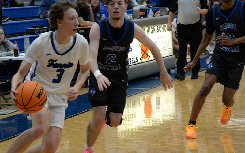 Hudson Ethington led Fannin County with 24 points in the Lady Rebels win over Armuchee Saturday.