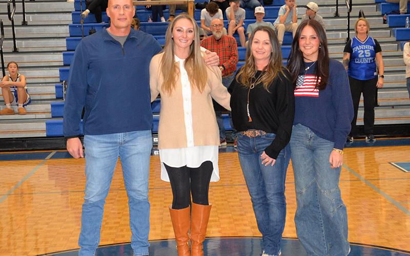 Candace German, second from left, starred in softball at Fannin County High School (FCHS) and earned All-State honors. She was the first softball player in FCHS history to be named to the Georgia Athletic Coaches Association All-State First Team.