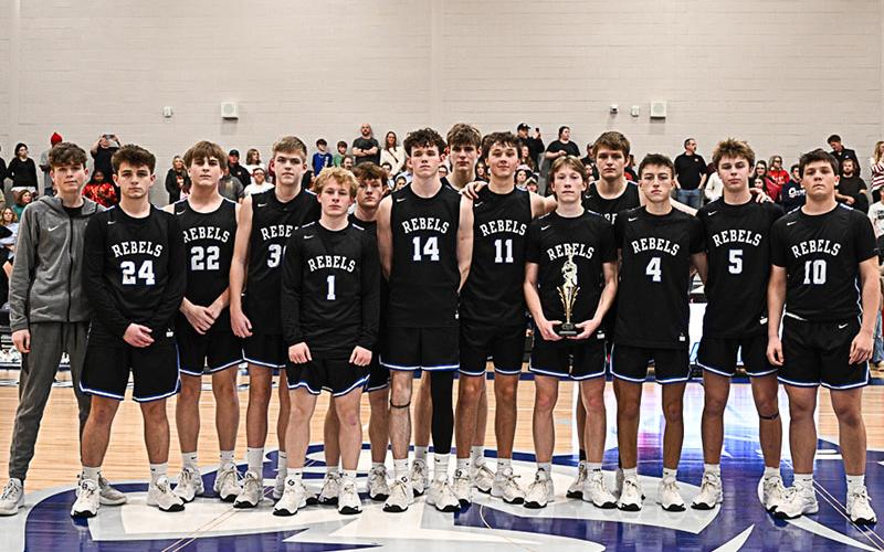 The Fannin County Rebels were awarded the Region Runner-Up trophy Friday night in Calhoun after falling to Christian Heritage in the championship game.