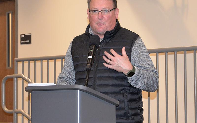 Fannin County Head Football Coach Chad Cheatham spoke with emotion when he talked about the Rebels at the Board of Education meeting last week.