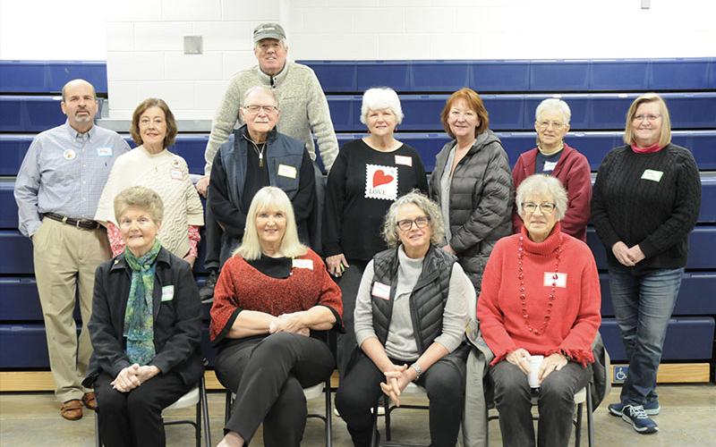 Feed Fannin’s 2025 Board of Directors are shown, from left, front, Vice Chair Priscilla Cashman, Becky Goodman, Mary Kay Britzius, Jane Kimzey; middle, Andy Livingston, Vice Chair Kathy Beck, Chairman Ron Ciochon, Diane Payne, Treasurer Peggy Caldwell, Sheila Wofsy, Betsy Silber; and, back, Secretary Jim Hatten.