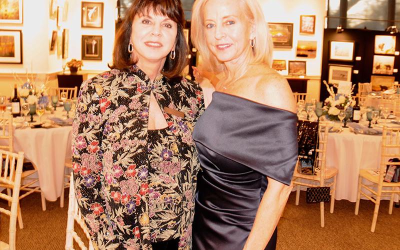 North Georgia Mountain Crisis Network board Vice Chair Emily Dunn, left, and Chair Sherry Lang are shown during the organization’s Love, Honor, Cherish Gala Saturday, February 1.