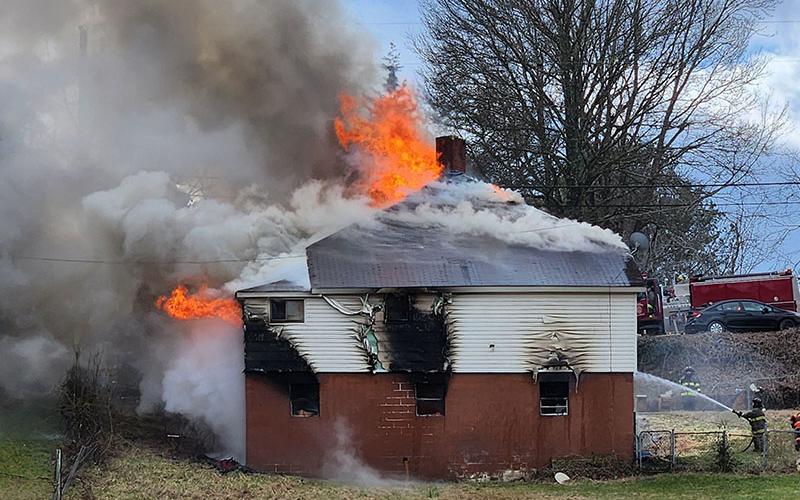 Copper Basin firefighters were unable to save this home off College Street when it was destroyed by fire Thursday, February 20.