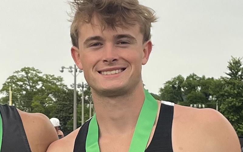 Cohutta Brown placed sixth in the long jump at the State Championships in Rome.