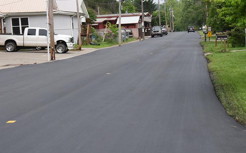 West Tennessee Avenue in Copperhill, long nothing more than a large pothole, is now paved thanks to Fannin County. Commission Chairman Jamie Hensley said, “This will make a huge difference for the many Fannin residents who use the road every day.”