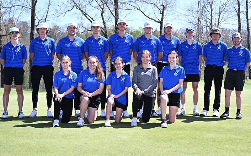 The Fannin County High School Rebel golf team has been recognized for its much improved season, the boys and girls teams winning a total of 13 matches combined. Members of the team were, from left, front, Kyla Keener, Keira Barber, Olivia Ford, Annabelle Anderson, and Blair Deal; and, back, Marshall McDaniel, Archer Twiggs, Case Holloway, Cannon Holloway, Jack Sparks, Noah Burnette, Gavin Jensen, Hudson Ethington, Eli Plush, and Bryson Mitchell.