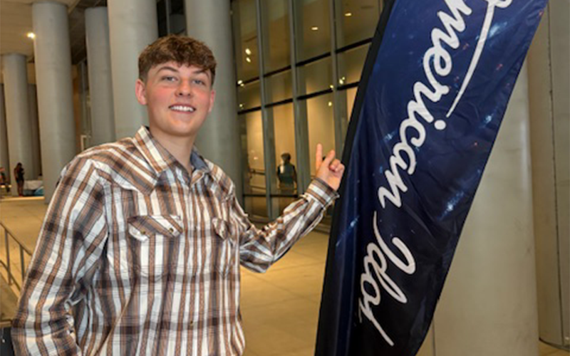 Carson Parris is waiting, hoping for a Golden Ticket to Hollywood following his American Idol audition in Nashville, Tennessee.