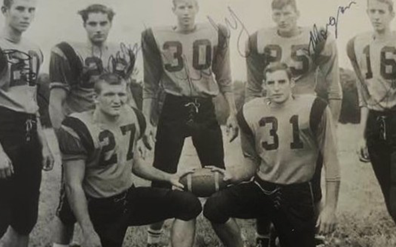 Chip Nichols #31 is among the East Fannin High School football team that was named to the Fannin County Sports Hall of Fame.