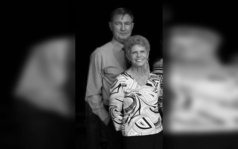 Jim Crawford is shown with his wife Sally.
