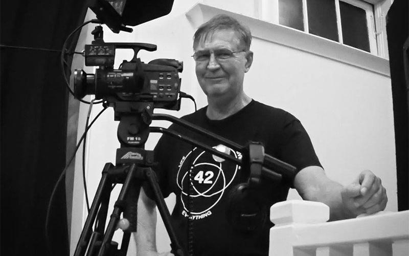 Jim Crawford has developed an interest in videography.