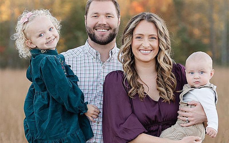 Alexis Collis O’Neal is shown with her family, from left, Norah, Noah and Emmett.