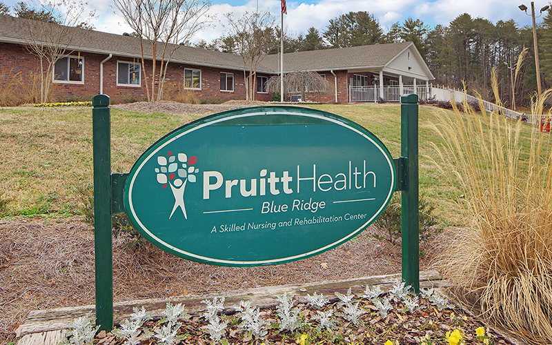 The staff at PruittHealth Blue Ridge prides itself on being family oriented. To accomplish this goal, Admissions Director Samantha Trantham says, “We like to make things fun and lively.” For instance, a recent event centered on a luau theme with pizza and a snow cone truck.