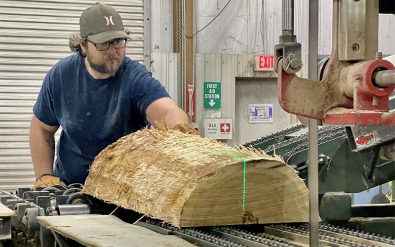 Quality bourbon barrels come from making sure every cut, from the first to the last, is precisely measured.