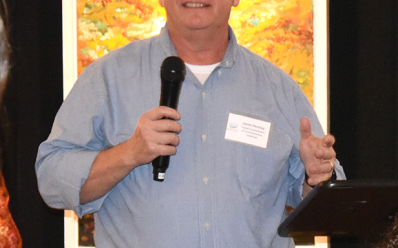 Fannin County Commission Chairman Jamie Hensley told Eggs &amp; Issues attendees  that with unity anything can be accomplished.