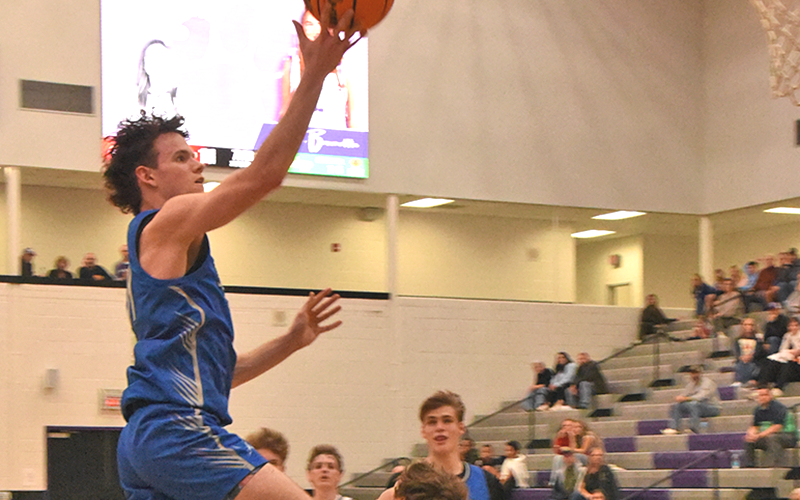 Brody Henson goes for two points against Gilmer County.