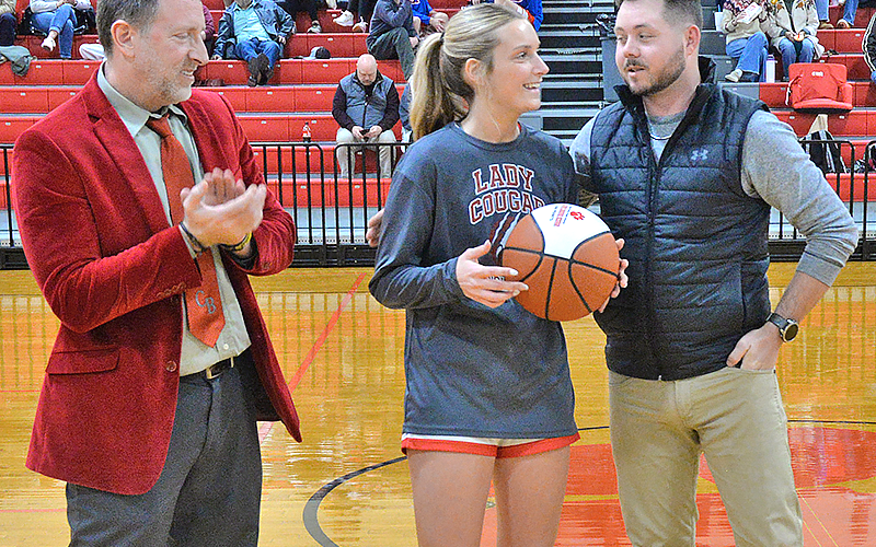 Copper Basin Lady Cougar basketball player Alexis Hyatt has become the all-time leading scorer in the modern era of the school’s history. She has more points than any athlete in both boys and girls basketball.