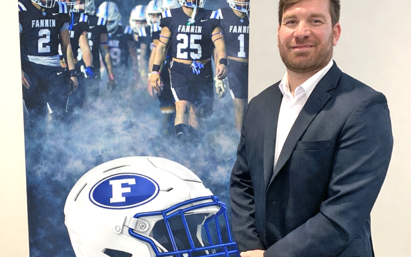 David Nichols is the new head coach of the Fannin County Rebels football team.
