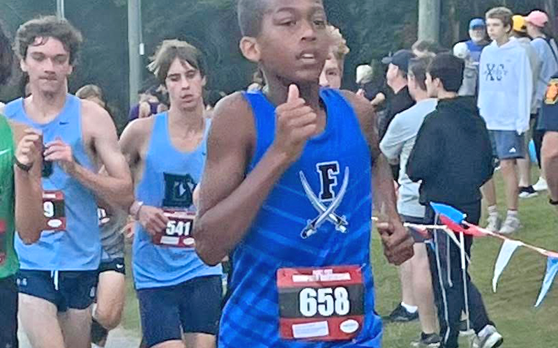 Jamari Dunn is making his mark in state cross country circles and has been named to the All-State All-Freshman Boys Team.