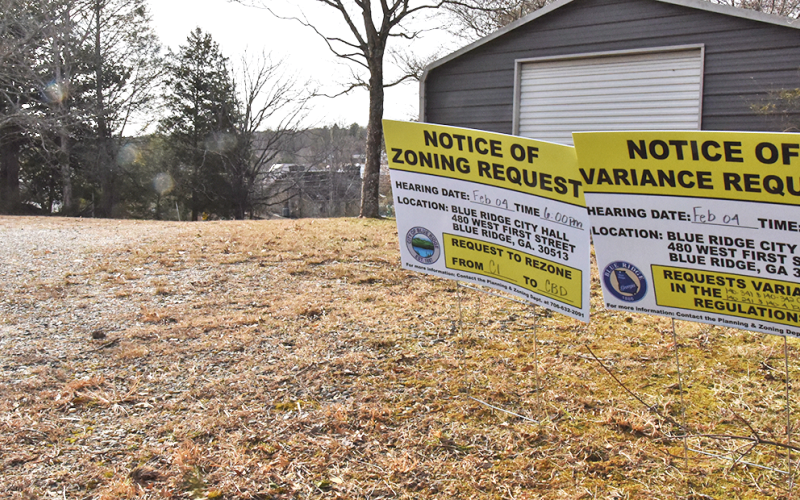 The Blue Ridge Planning Commission has approved rezoning this East Second Street property.
